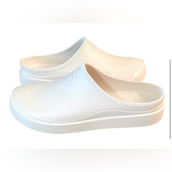 Hunter Womens In/Out Bloom Algae Foam Willow White Slip On Clogs Size 12 NIB - Picture 8 of 13